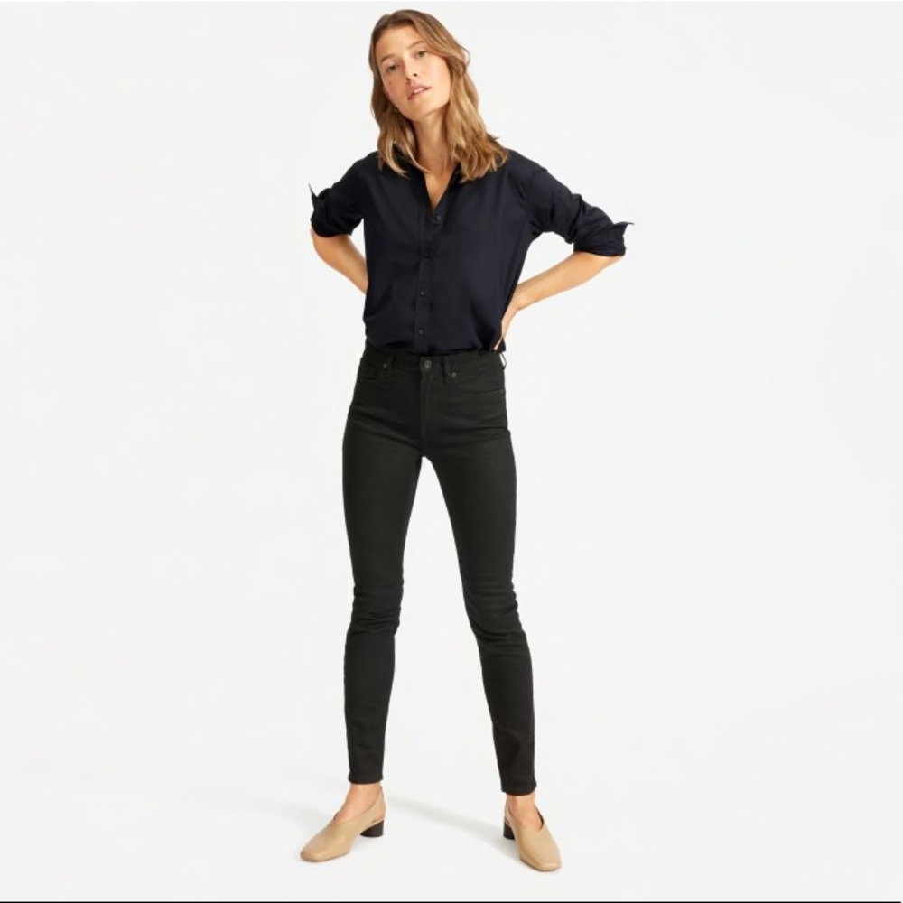 Repost: Everlane mid-rise skinny jeans in Black
